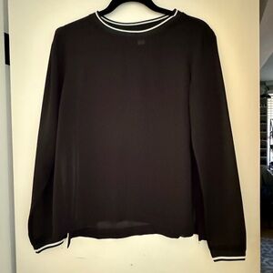 Forever 21 Black Top with White Accents